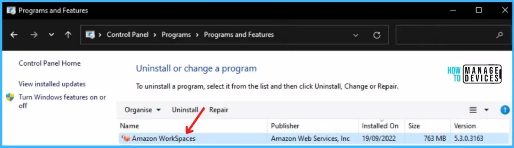 Apps Installed - Deploy Amazon WorkSpaces using Intune MEM 10