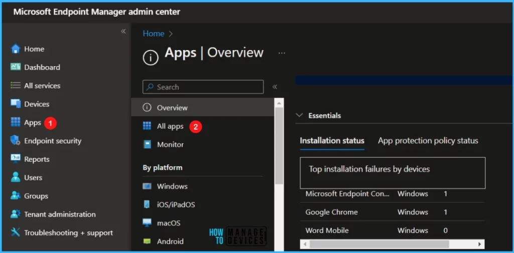 Select Apps - Deploy Slack using Intune MSI Application Deployment Guide 1