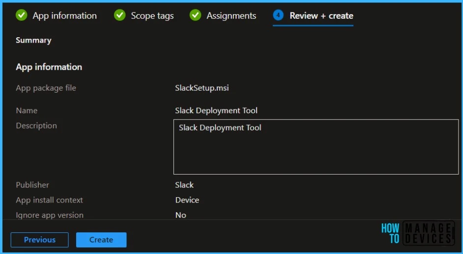 Review - Deploy Slack using Intune MSI Application Deployment Guide 7