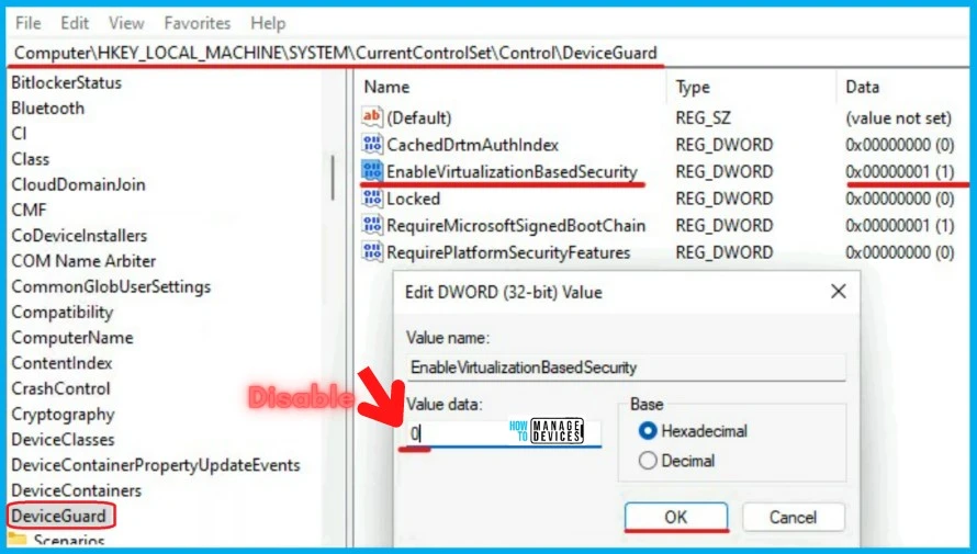 4 Methods Enable or Disable Virtualization Based Security VBS on Windows 11 -Fig.4.2