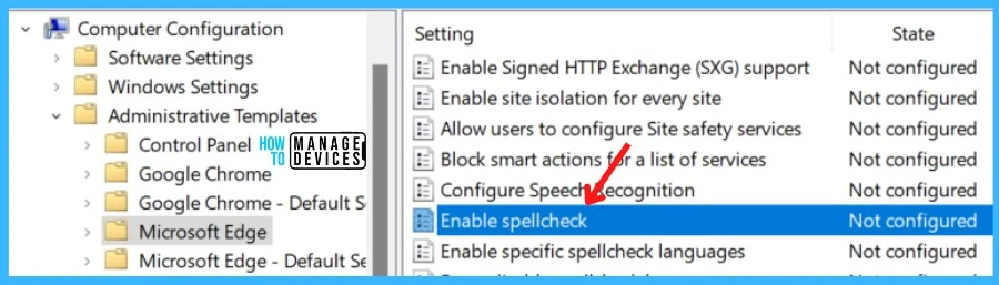 Enable Spellcheck in Microsoft Edge using Group Policy 1