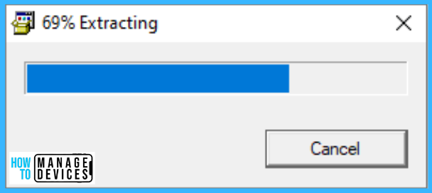 Install local printer in Windows  - Extracting fig.3