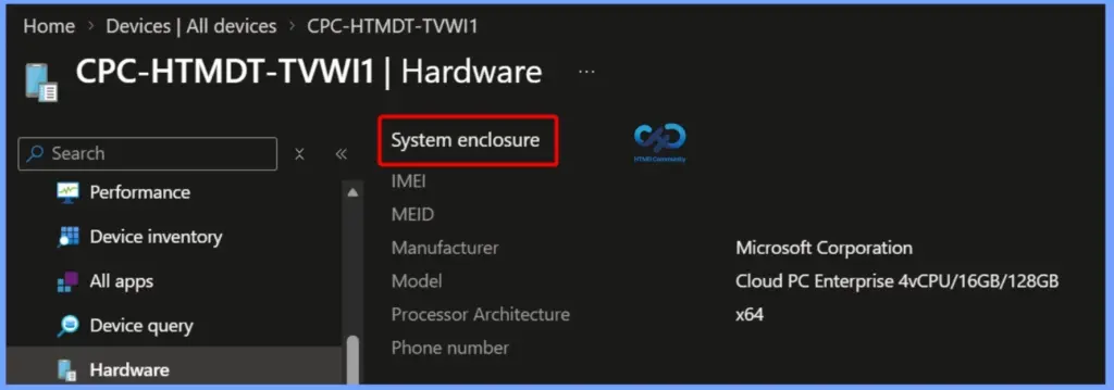 Get Device Hardware Details from Intune Admin Center 8 Get Device Hardware Details from Intune Admin Center - Fig.7