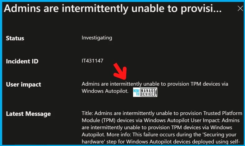 Intune Advisory TPM Attestation Error 0x81039001 with Windows Autopilot 2