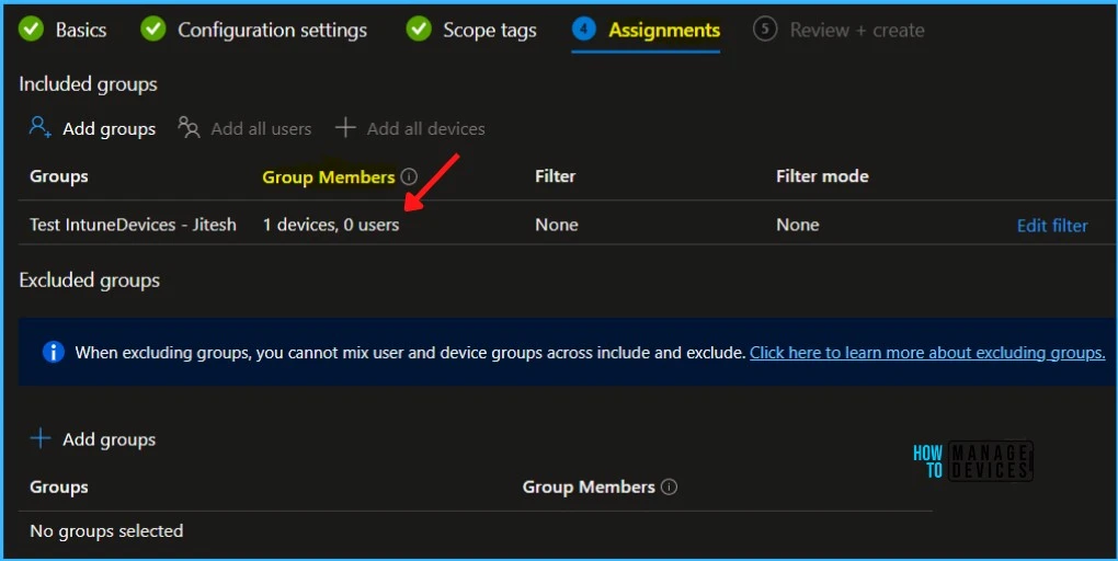 Group Members - Intune Service Release 2209 September Update New Features | MEM Fig.2