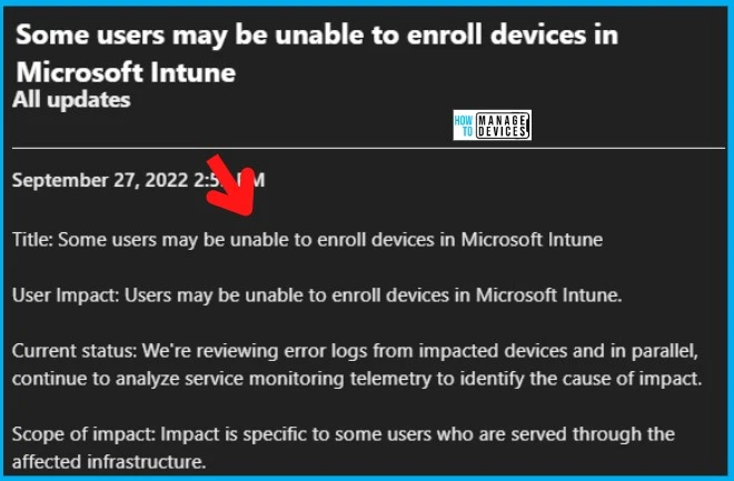 Issue Unable to enroll devices in Microsoft Intune 3