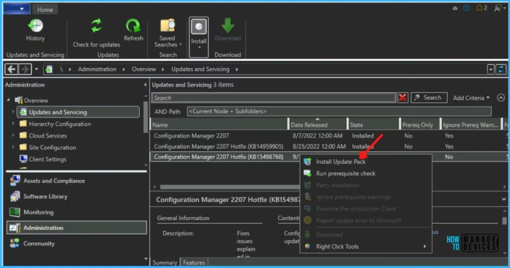 Install SCCM Hotfix KB15498768 - SCCM Hotfix KB15498768 NTLM Connection Fallback Update