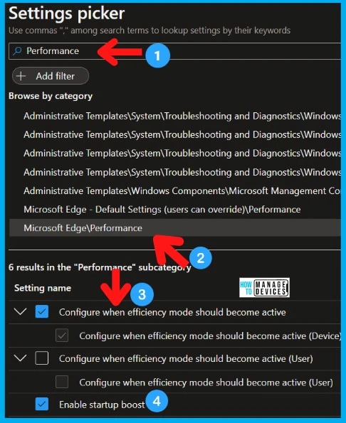 Enable Optimized Performance of Edge Browser | Windows 11 | Intune | Group Policy 15.1