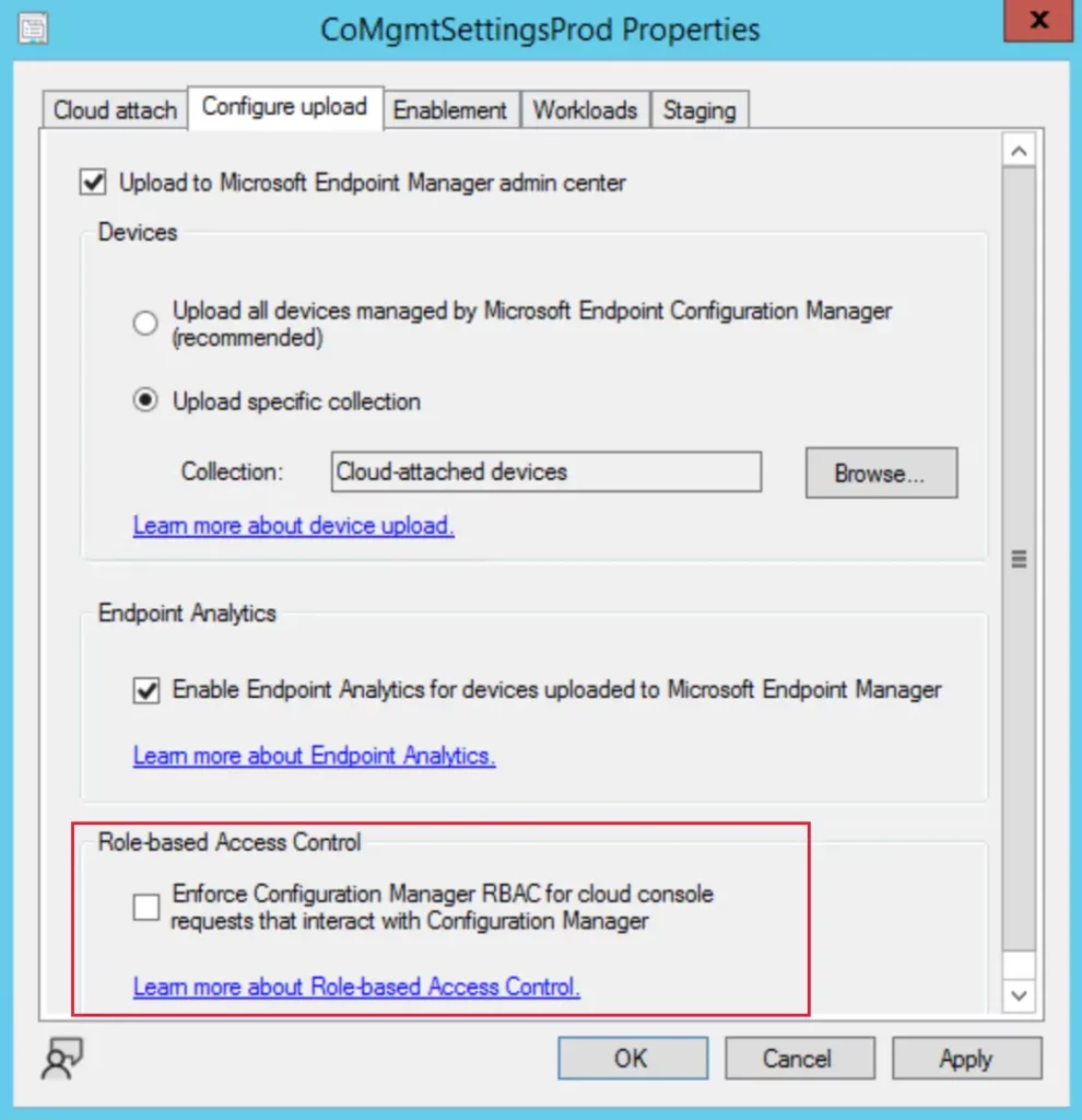 RBAC for tenant attached devices - SCCM 2208 Technical Preview New Features 2