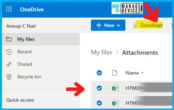 Unable to download multiple files from SharePoint and OneDrive -fig.2