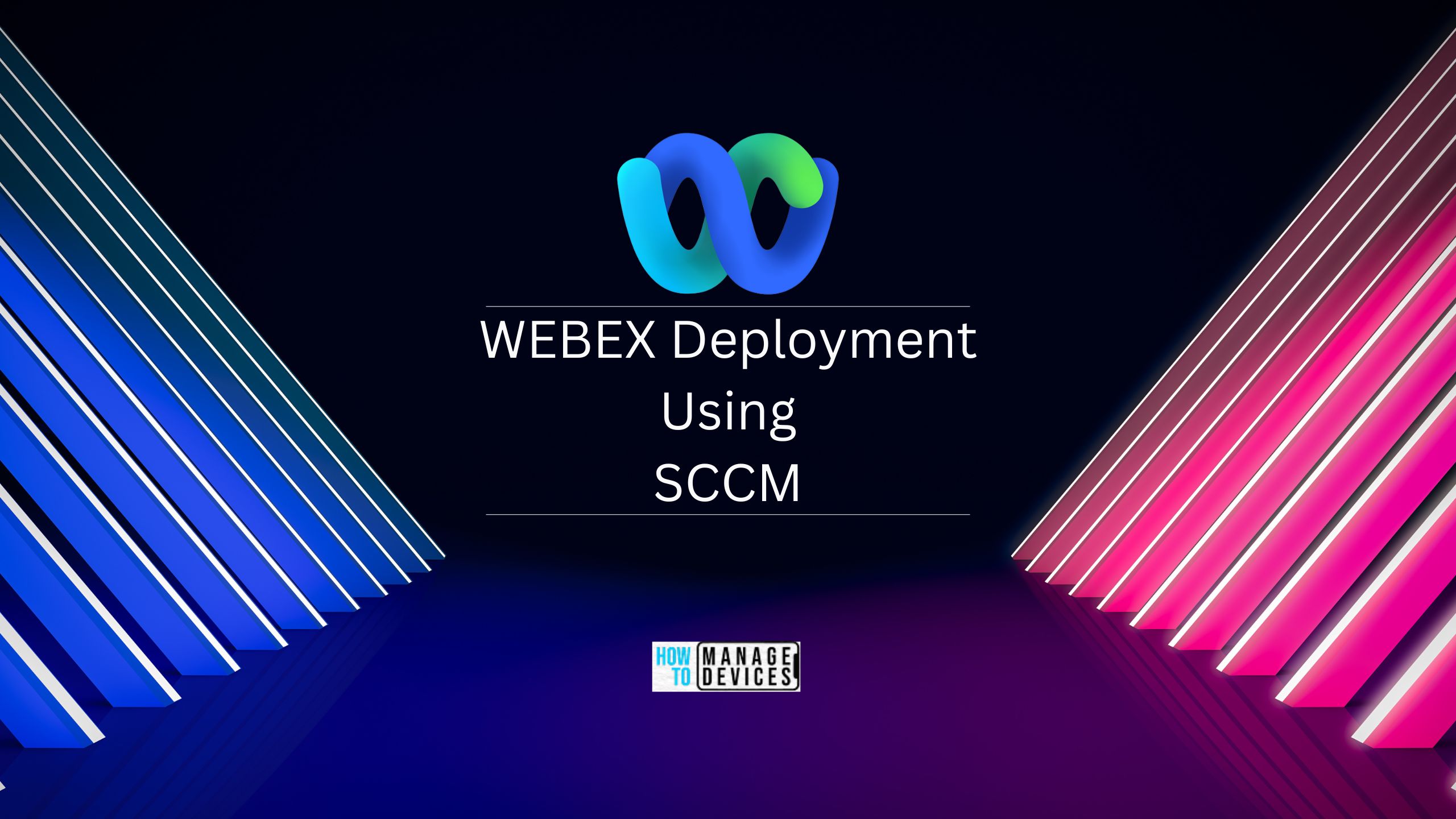 Deployment of WEBEX Using SCCM | Deploy MSI File