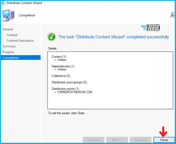 Deployment of WEBEX Using SCCM | Deploy MSI File Fig. 11