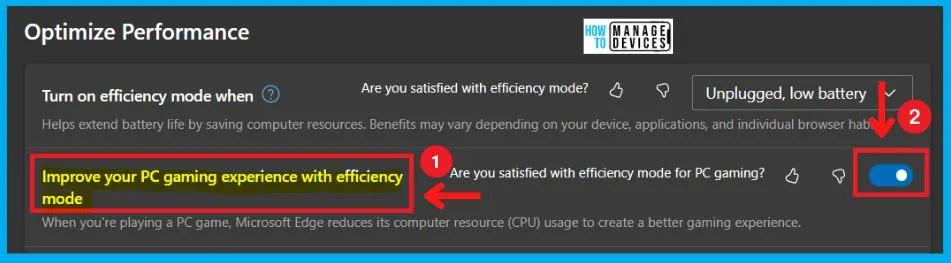 Enable Optimized Performance of Edge Browser | Windows 11 | Intune | Group Policy - Fig 10