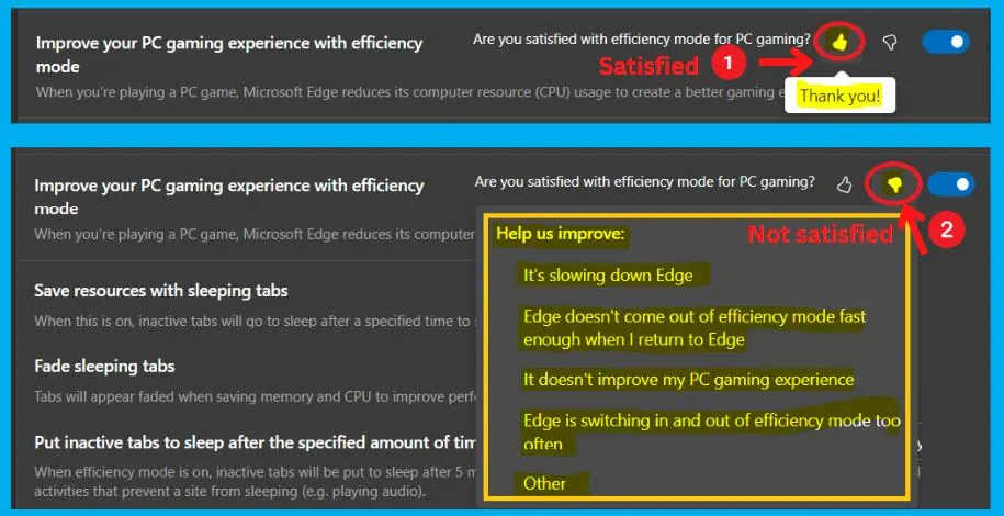 Best Optimized Performance Options of MS Edge Browser in Windows 11 - Fig 11