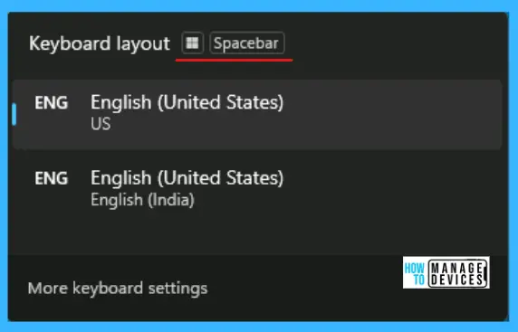 Best Ways to Change Keyboard Layouts | Windows 11 (22H2) -Fig.7