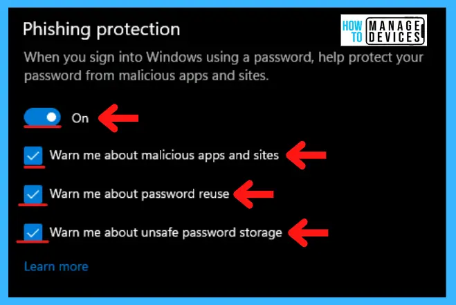 Windows 11 Enhanced Password Phishing Protection, 22H2 -Fig.8