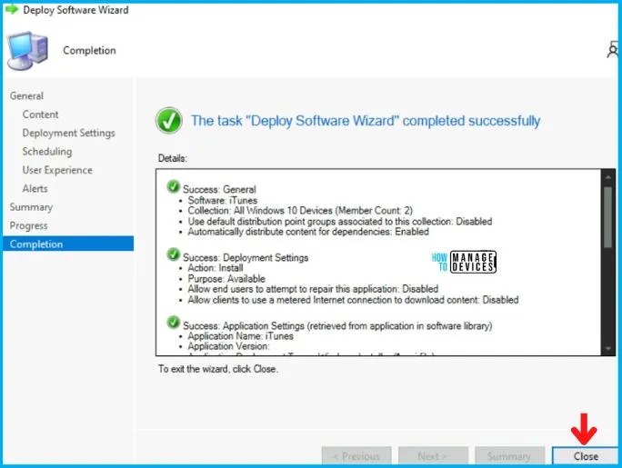 Apple iTunes Deployment Using SCCM Fig. 18