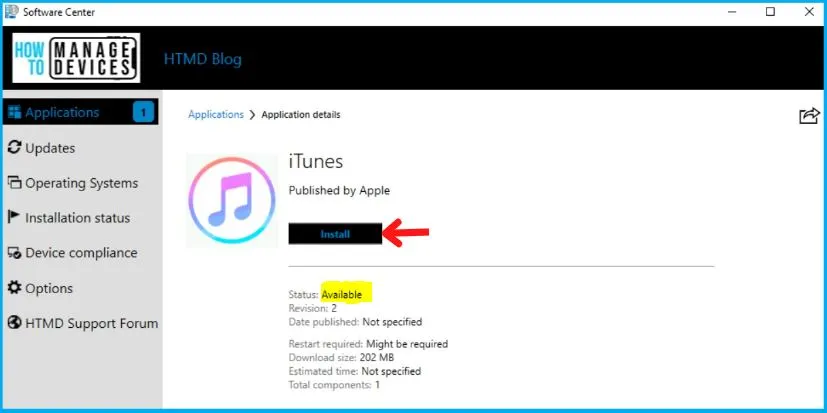 Apple iTunes Deployment Using SCCM Fig. 19