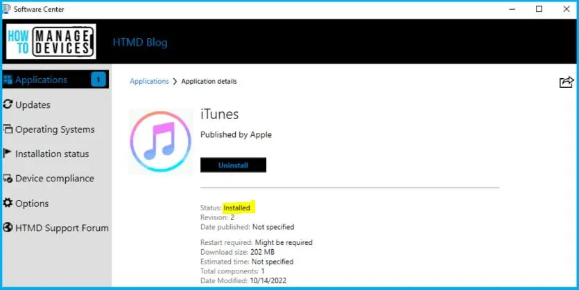 Apple iTunes Deployment Using SCCM Fig. 20