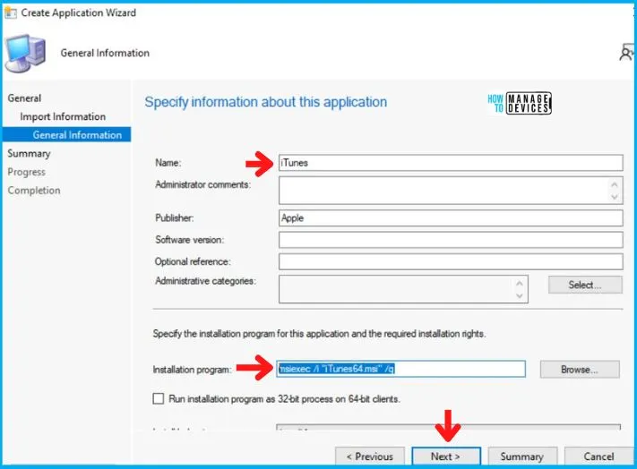 Apple iTunes Deployment Using SCCM Fig. 4