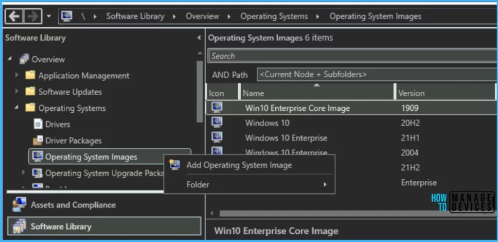 Add Operating System Image - Deploy Windows 11 23H2 Using SCCM