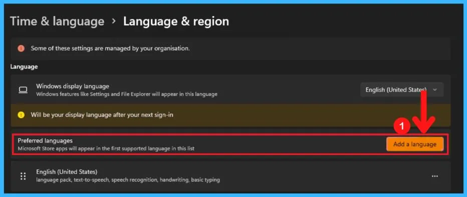 How to Install Additional Language in Windows 11| Keyboard Layout fig. 3