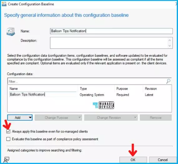 Update Balloon Tips Duration Using SCCM CI 1.3 Fig.14