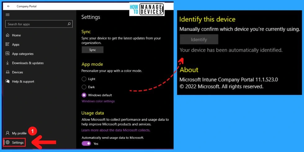 How to Install and Use Microsoft Intune Company Portal App on Windows 11 and Android | Uninstall fig. 13