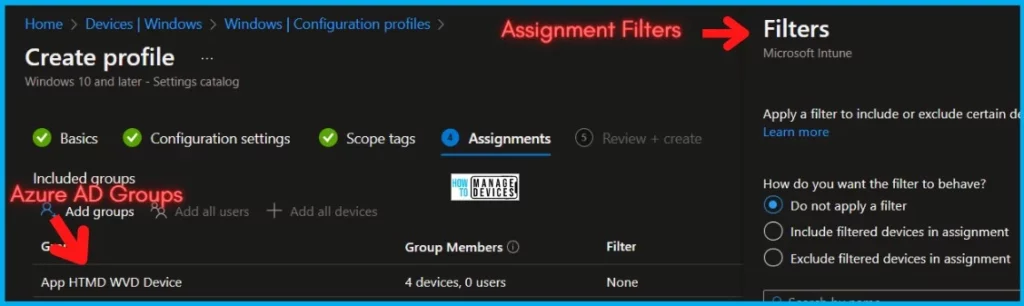 Create Windows 11 22H2 Azure AD Device Group - Dynamic Group Vs Intune Filters