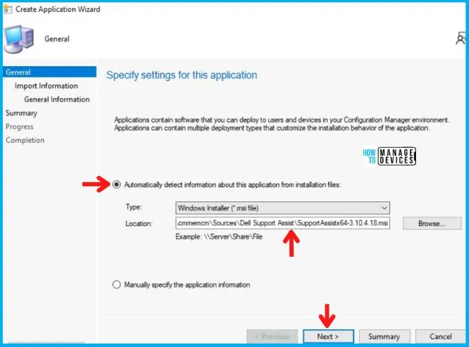 Dell SupportAssist Deployment Using SCCM | MSI Guide Fig. 2