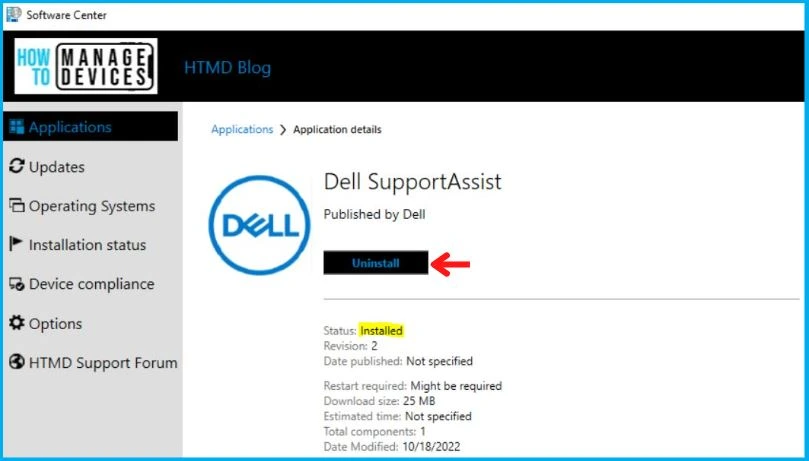 Dell SupportAssist Deployment Using SCCM | MSI Guide Fig. 19