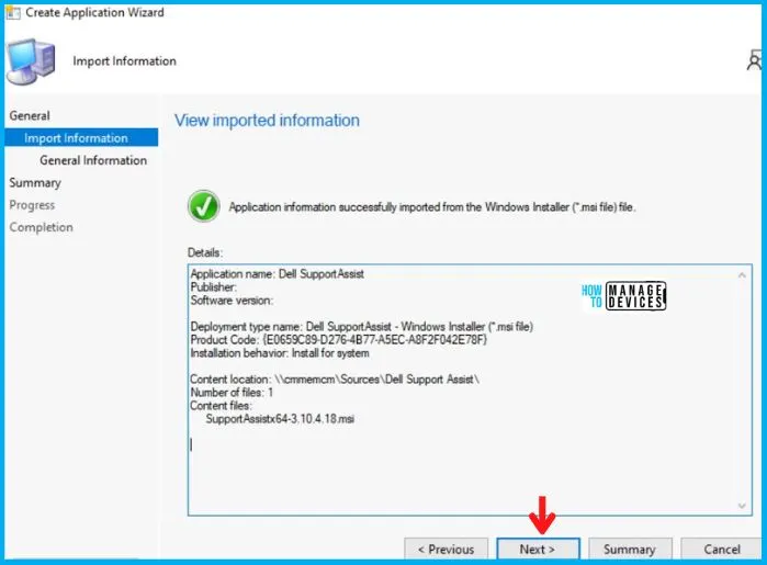 Dell SupportAssist Deployment Using SCCM | MSI Guide Fig. 3