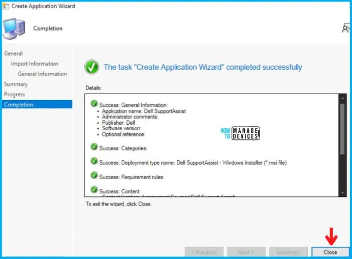 Dell SupportAssist Deployment Using SCCM | MSI Guide Fig. 5