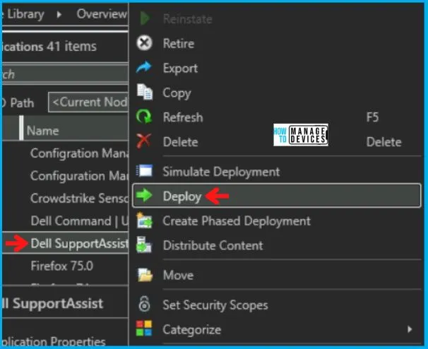 Dell SupportAssist Deployment Using SCCM | MSI Guide Fig. 12