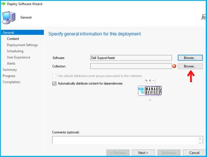 Dell SupportAssist Deployment Using SCCM | MSI Guide Fig. 13