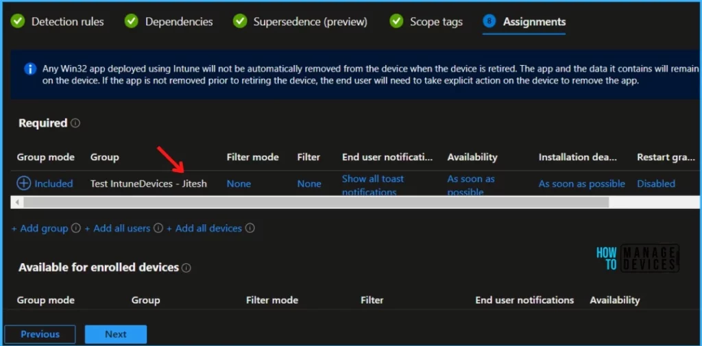 App Assignments - Deploy Bitwarden Password Manager using Intune 8