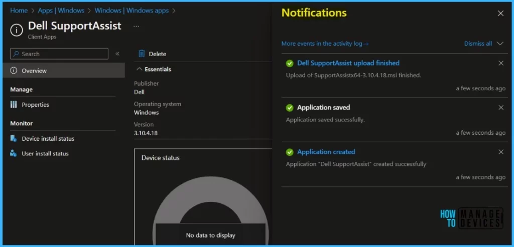 Deploy Dell SupportAssist Using Intune Fig.8