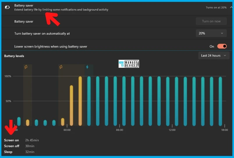 Enable Power Optimization Settings on Windows Fig. 4