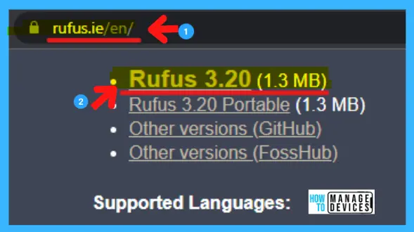 Create Rufus Bootable USB Drive for Windows 11 -Fig.2