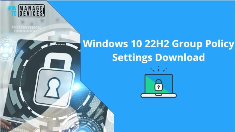 Group Policy Windows 10 22H2 Download Spreadsheet