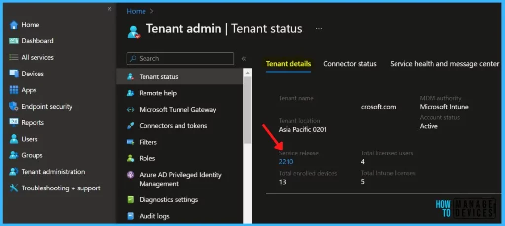 Microsoft Intune Service Release 2210 October Update New Features Fig.1