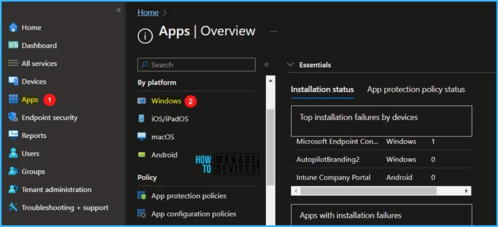 Select Win32 App - Use Intune Win32 App Supersedence in MEM Portal 1