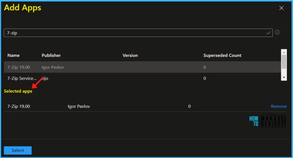 Add Apps - Use Intune Win32 App Supersedence in MEM Portal 4