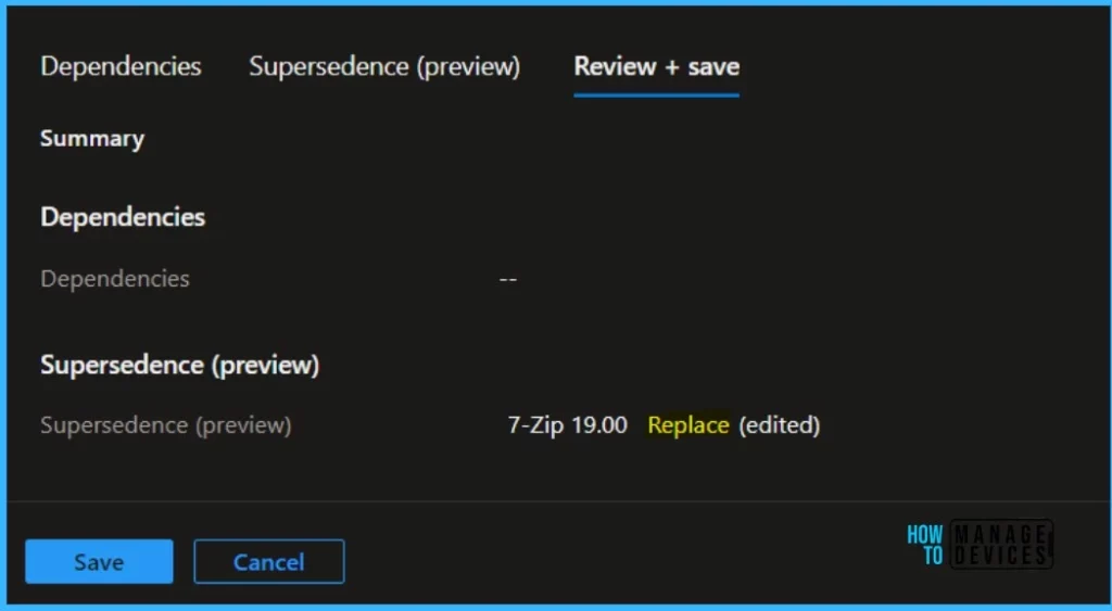 Supersedence - Use Intune Win32 App Supersedence in MEM Portal 6