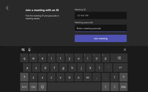 Join a Teams meeting using a meeting ID - New Features in Microsoft Teams August September Update 8