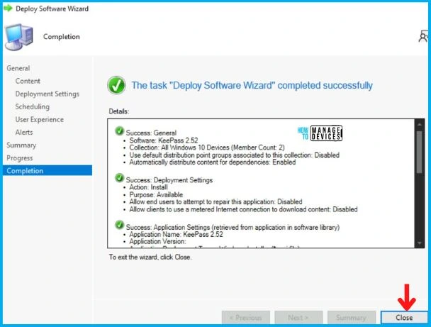 Deployment of KeePass Using SCCM | Deploy MSI File Fig. 18