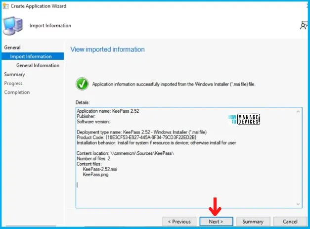 Deployment of KeePass Using SCCM | Deploy MSI File Fig. 3