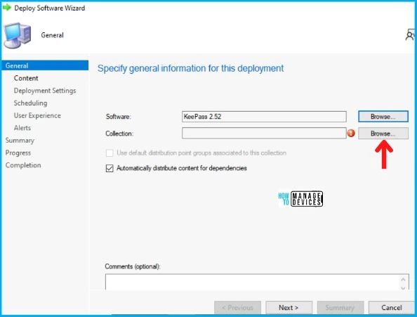 Deployment of KeePass Using SCCM | Deploy MSI File Fig. 14