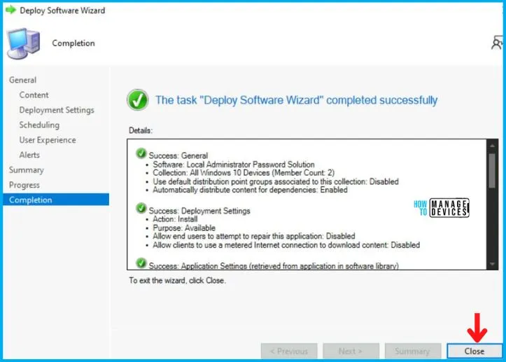 Deployment of LAPS using the SCCM Application Model Fig. 17