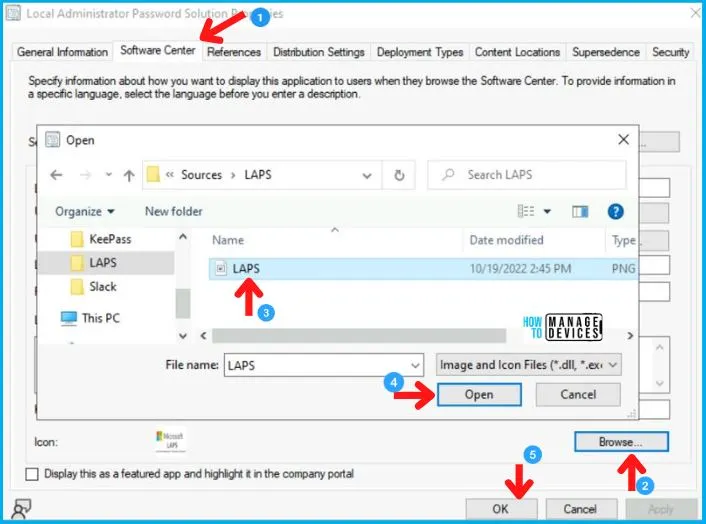 Deployment of LAPS using the SCCM Application Model Fig. 6